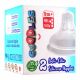 Cuddles Anti+Colic Silicone Nipple 2S 9+M