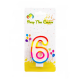 Birthday Number Candle 6 (35188-115/18)