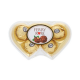 Ferry Rose Chocolate 5S Double Heart Art:1143