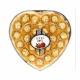 Ferry Rose Chocolate 24S Heart Art No 1116