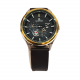 Mens SwissTime Date Belt Wrist Watch