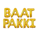 Baat Pakki Foil Decoration Set