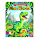 Dino World Colour & Sticker Book