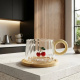 Fancy Tea Mug With Tray RN-6864 (65514-11/13)