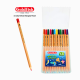 Goldfish Triangular ECO Colour Full Size Pencils 12Pcs in Plastic Case