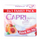 Capri Soap 3X120Gm Nourshing Peach Family Pack