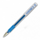 Dollar Gel Pen Transparant 0.7 Blue