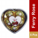 Ferry Rose Chocolate 5S Double Heart Art:1143