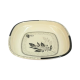 Melamine Sq Deep Plate (Black Print)