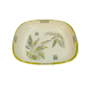 Melamine Sq Deep Plate (Green Print)