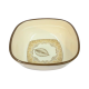 Melamine Sq Piyali (Brown Print)