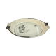 Melamine Sq Rice Dish (Black Print)