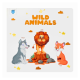 PARAMOUNT LITTLE HAND'S BOARD BOOK WILD ANIMALS