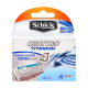 Schick Body Razor 4 Blades Quattro 4 Titanium