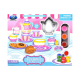 Tea Set Painting 21Pcs LX0336438 (1348-133/24)