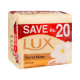 Lux Soap 3X128G Velvet Glow Jasmine  Pk