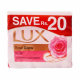 Lux Soap 3X128Gm Rose Glow & Vitamin C Pk