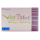 Vildomet 50/850Mg Tab 14's
