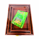 Wooden Tray Set 3pcs BAM-07 BR