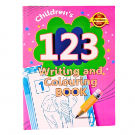 Childrens 123 Writng and Colouring Book