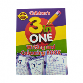3 Colouring Writing Children 3 In 1 Writing and Coloring Book