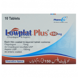 Lowplat Plus 150Mg Tab 10'S