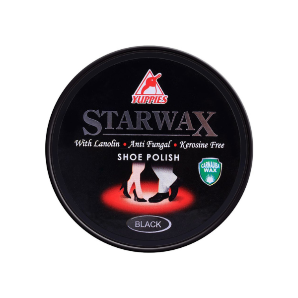Yuppies Star Shoe Wax 48Ml Black